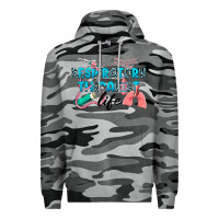 Slate Camo Western Respiratory Therapist Life Premium Hoodie - LillyAllenDesigns