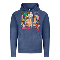 Vintage Denim One hip lunch lady Easter Day Vintage Hoodie - HowdyJamesFarm