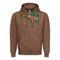 Chestnut oklahoma Zipper Hoodie - SublimationCraftShop