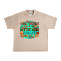 French Oak give thanks for a little and you will find a lot Urban Heavy Tee - CowGirlArtShop