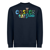 Navy easter vibes Heavyweight Sweatshirt - CowhideDigitalArt