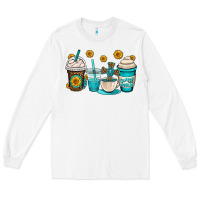 White jesus coffee cups Long Sleeve Tee - OliviaCreatesArt