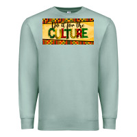 Seafoam do it for the culture license plate Premium Sweatshirt - BarkalooDesign