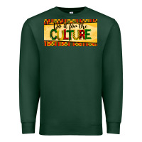 Sports Green do it for the culture license plate Premium Sweatshirt - BarkalooDesign