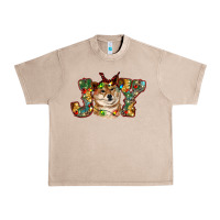 French Oak shiba inu christmas joy Urban Heavy Tee - RanaPortraitStore