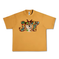 Peanut Butter shiba inu christmas joy Urban Heavy Tee - RanaPortraitStore