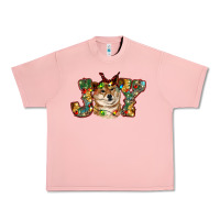 Salmon shiba inu christmas joy Urban Heavy Tee - RanaPortraitStore