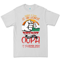 Dove Grey Being A Dad Is An Honor Being Papa Is Priceless Premium Tee - Bettercallsaul