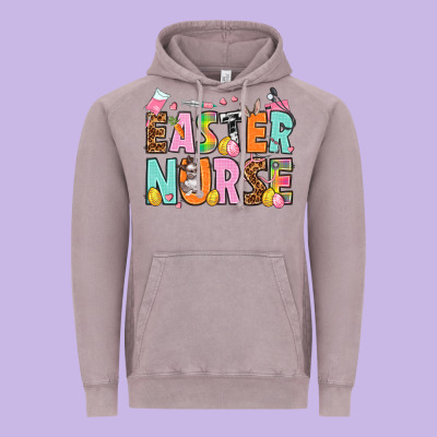 Easter Nurse Easter Day Vintage Hoodie Designed By Howdyjamesfarm
