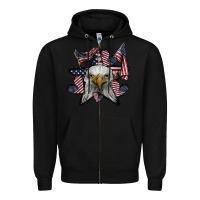 Black eagle star png Zipper Hoodie - SublimationCraftShop