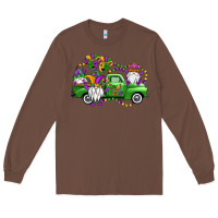 Chestnut mardi gras gnomes truck Long Sleeve Tee - OliviaCreatesArt