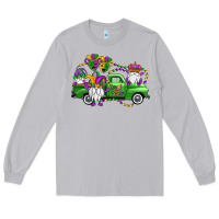 Moon Dust mardi gras gnomes truck Long Sleeve Tee - OliviaCreatesArt