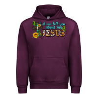 Mauve Wine let me tell you about my jesus Urban Hoodie - AdoDesignShop