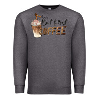 Charcoal Heather but first coffee Premium Sweatshirt - BarkalooDesign