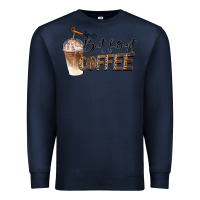 Navy but first coffee Premium Sweatshirt - BarkalooDesign