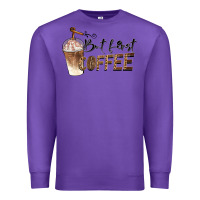 Purple but first coffee Premium Sweatshirt - BarkalooDesign