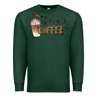 Sports Green but first coffee Premium Sweatshirt - BarkalooDesign