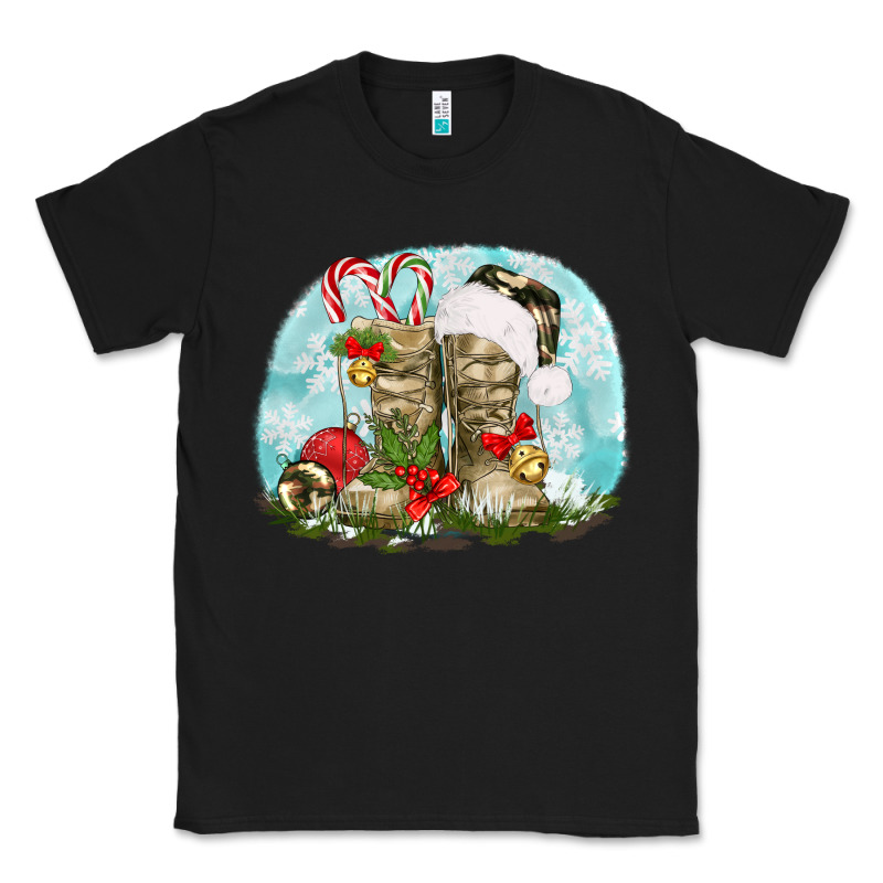 Army Boots Christmas Classic Tee by texasbilliewilder | Teevron