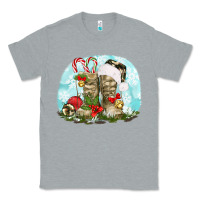 Heather Grey army boots christmas Classic Tee - texasbilliewilder