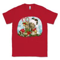 Red army boots christmas Classic Tee - texasbilliewilder