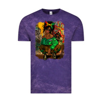 Cloud Purple juneteenth black woman fashion girl Vintage Tee - CowGirlArtShop