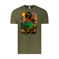 Vintage Olive juneteenth black woman fashion girl Vintage Tee - CowGirlArtShop
