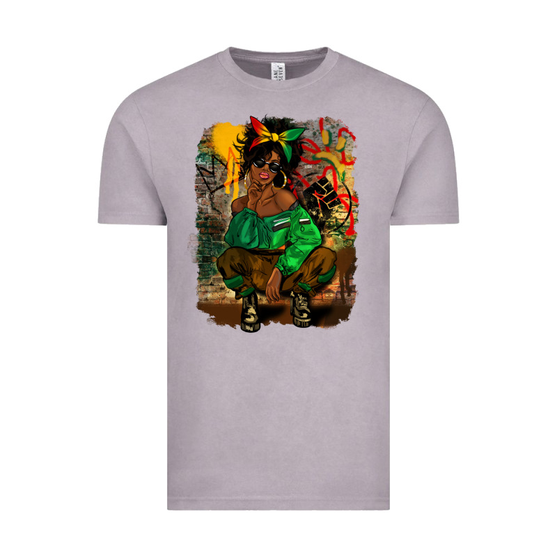 Juneteenth Black Woman Fashion Girl Vintage Tee by CowGirlArtShop | Teevron