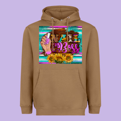 Nail Boss Tumbler Heavyweight Hoodie Designed By Barkaloodesign