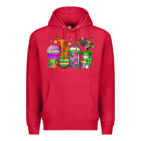 Cardinal mardi gras coffee cups Premium Hoodie - Jasminsmagicworld