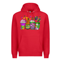 Red mardi gras coffee cups Premium Hoodie - Jasminsmagicworld