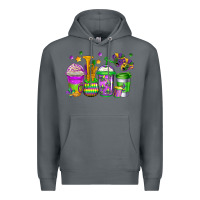 Rock mardi gras coffee cups Premium Hoodie - Jasminsmagicworld