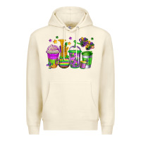 Sandshell mardi gras coffee cups Premium Hoodie - Jasminsmagicworld