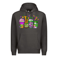 Smoke mardi gras coffee cups Premium Hoodie - Jasminsmagicworld