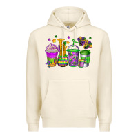 Tofu mardi gras coffee cups Premium Hoodie - Jasminsmagicworld