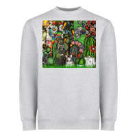 Heather Grey easter Heavyweight Sweatshirt - CowhideDigitalArt