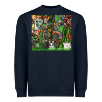 Navy easter Heavyweight Sweatshirt - CowhideDigitalArt