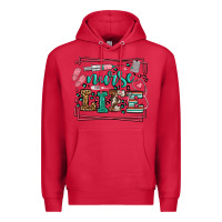 Cardinal Nurse life leopard frame Premium Hoodie - LillyAllenDesigns