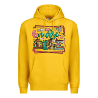 Lemon Nurse life leopard frame Premium Hoodie - LillyAllenDesigns
