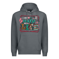 Rock Nurse life leopard frame Premium Hoodie - LillyAllenDesigns