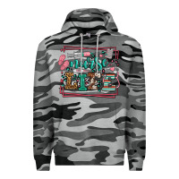 Slate Camo Nurse life leopard frame Premium Hoodie - LillyAllenDesigns