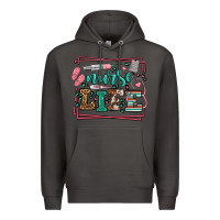 Smoke Nurse life leopard frame Premium Hoodie - LillyAllenDesigns