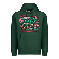 Sports Green Nurse life leopard frame Premium Hoodie - LillyAllenDesigns