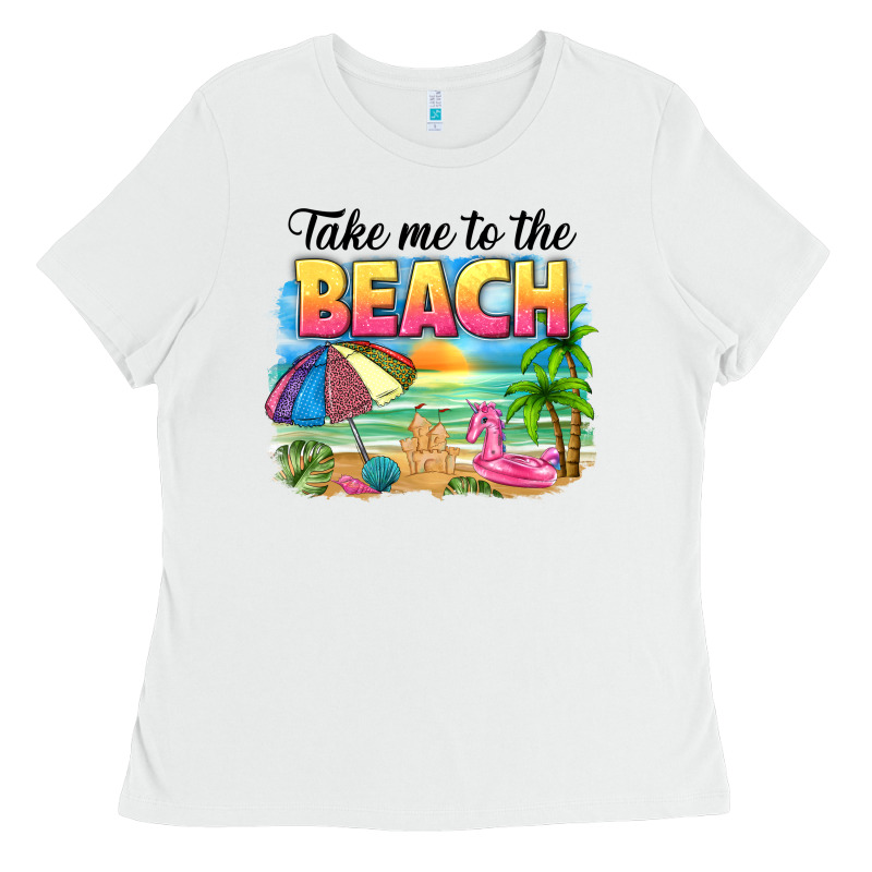 Take Me To The Beach Ladies Tee by NancyCooperArtShop | Teevron