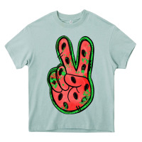 Arona watermelon peace sign Heavy Core Tee - Jasminsmagicworld