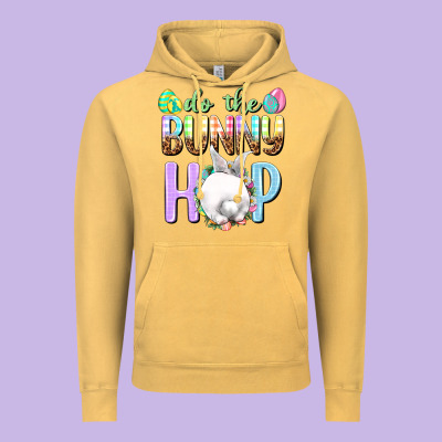 Do The Bunny Hop Easter Day Vintage Hoodie Designed By Howdyjamesfarm