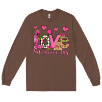 Chestnut love valentine's day olivia Long Sleeve Tee - OliviaCreatesArt