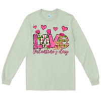 Matcha love valentine's day olivia Long Sleeve Tee - OliviaCreatesArt