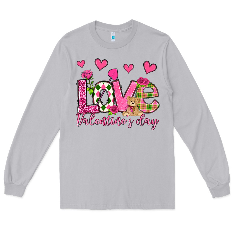 Love Valentine's Day Olivia Long Sleeve Tee by OliviaCreatesArt | Teevron