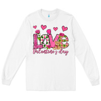 White love valentine's day olivia Long Sleeve Tee - OliviaCreatesArt