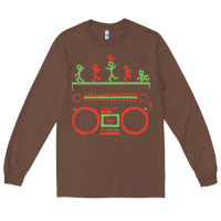 Chestnut Check Tribe Called Quest Long Sleeve Tee - trangStudio